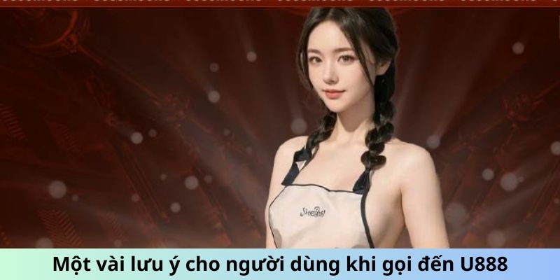 Liên Hệ U888 4 Một vài lưu ý cho người dùng khi gọi đến U888